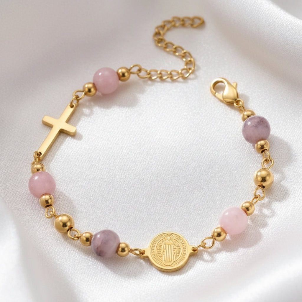 Bracelet Croix & Médaille