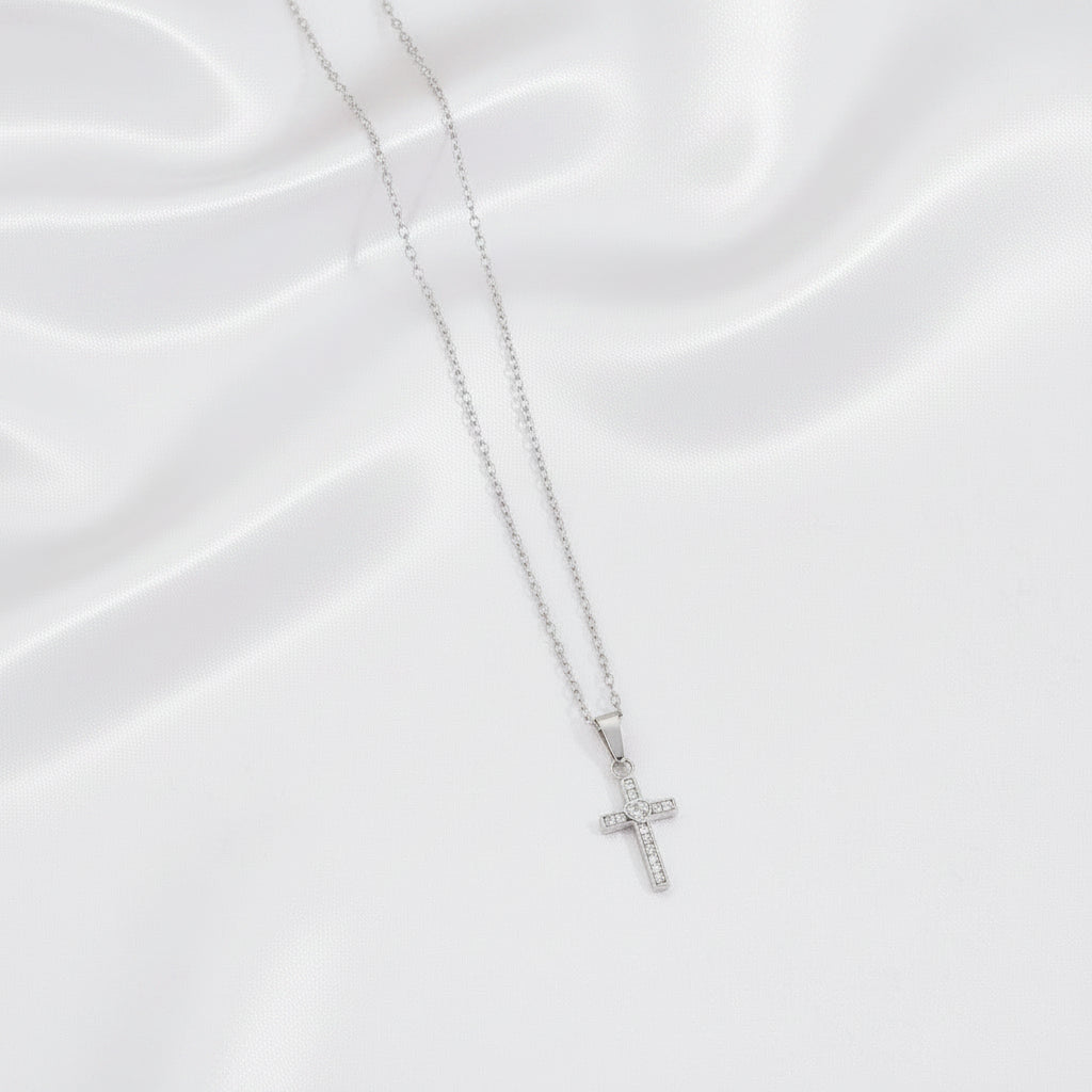 Collier Croix & Cœur