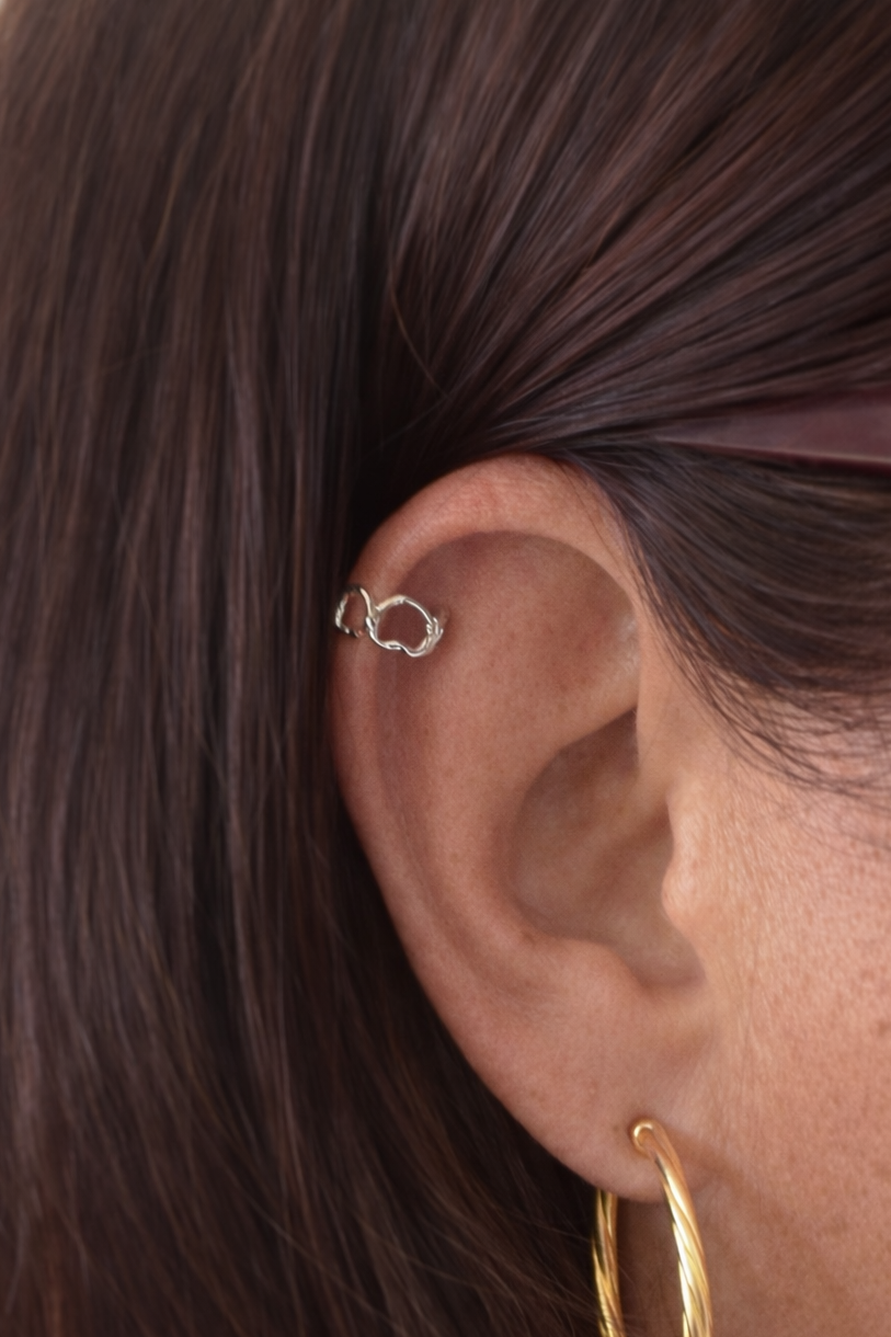 Ear cuff cœur