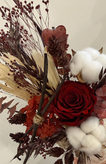 Composition signature Rose éternelle et gousse de vanille