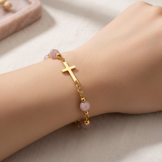 Bracelet Croix & Médaille