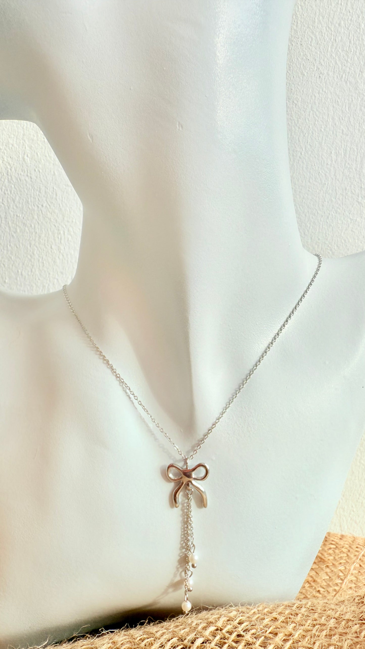 Collier Nœud Acier inoxydable