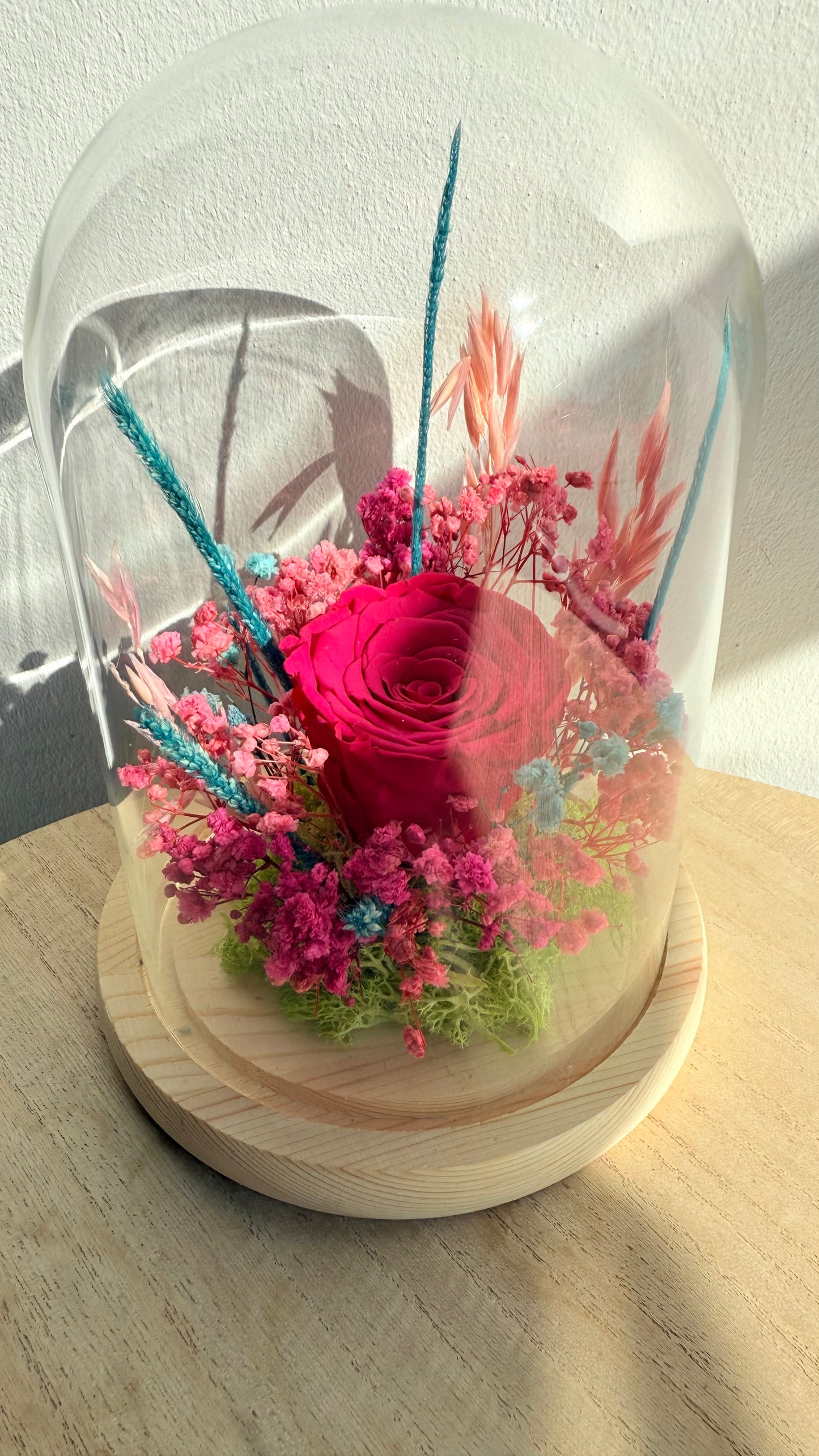 Cloche Rose éternelle Fuchsia