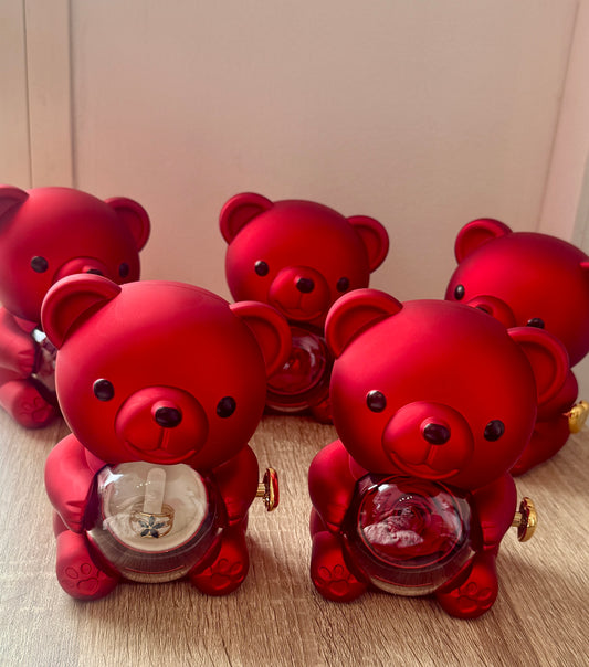 Écrin ourson Rose éternelle