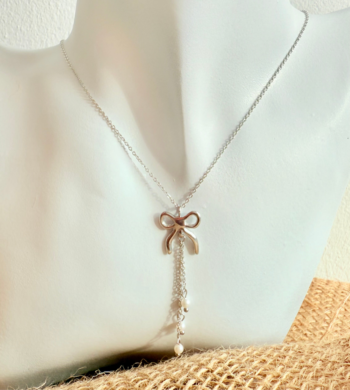 Collier Nœud Acier inoxydable