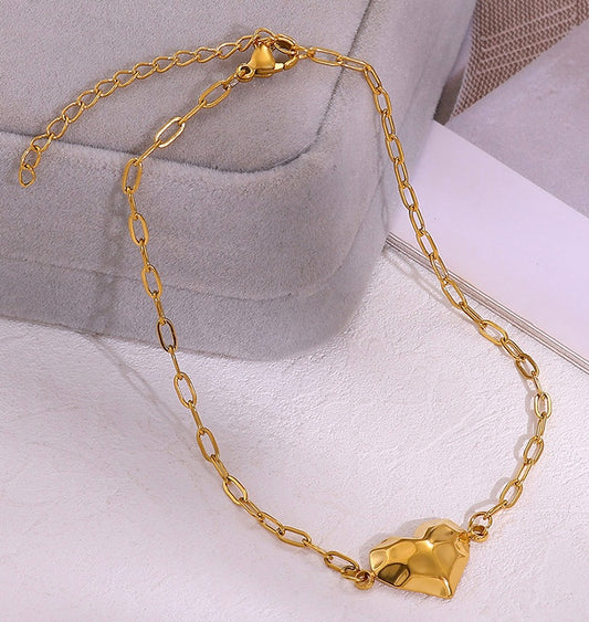 Chaîne de cheville cœur