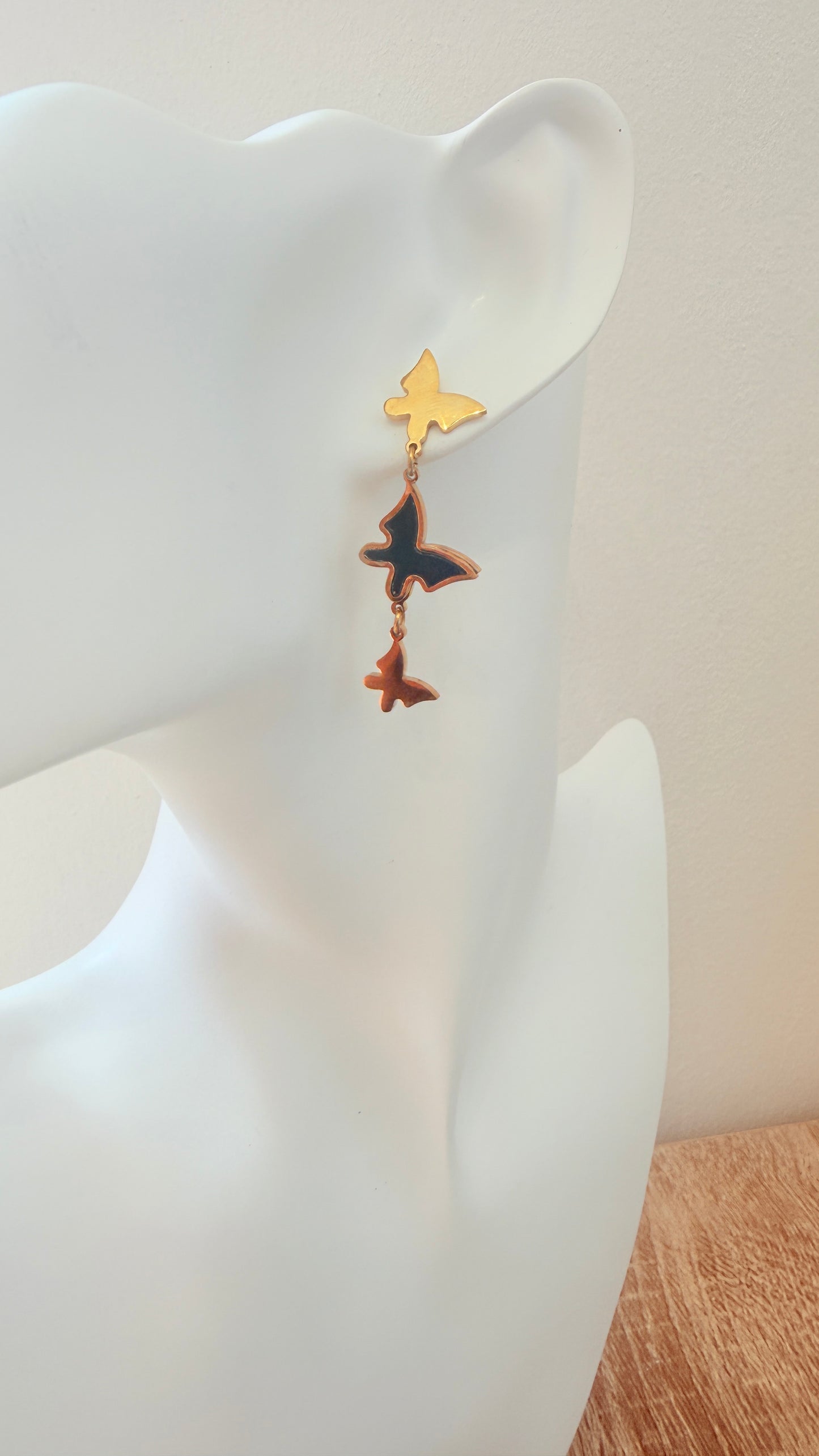 Boucles d’oreilles papillon