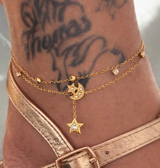 Chaîne de cheville astres