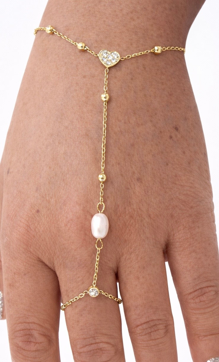 Chaîne de main perle