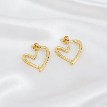 Boucles d’oreilles cœur