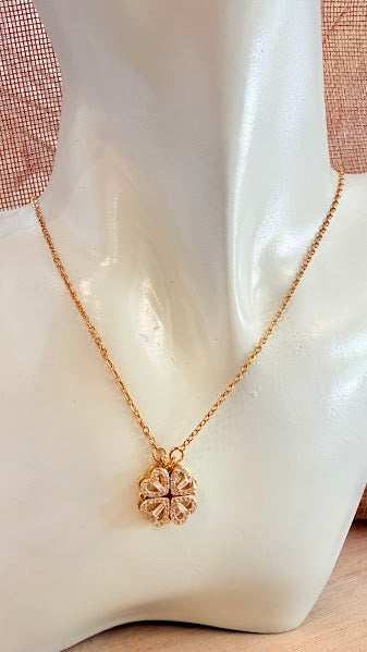 Bracelet cœur aimanté 2 styles en 1