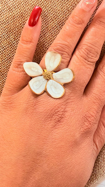 Bague fleur
