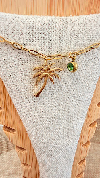 Chaîne de cheville palmier