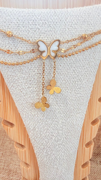 Chaîne de cheville papillon