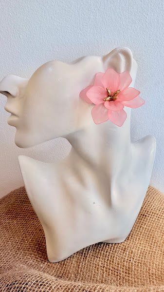 Boucles d’oreilles fleur XXL