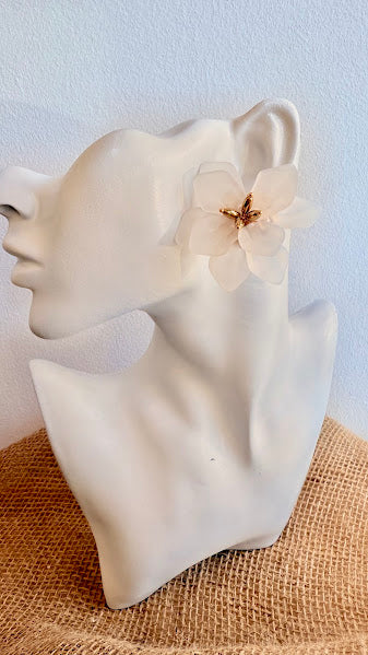 Boucles d’oreilles fleur XXL